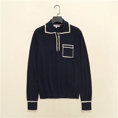 Женский тонкий пуловер с контрастной отделкой ТОММИ ХИЛФИГЕ*Р