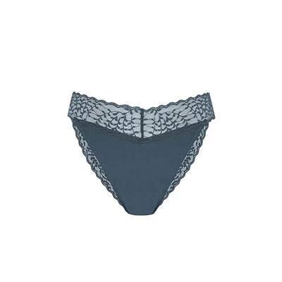 Tanga encaje microfibra verde