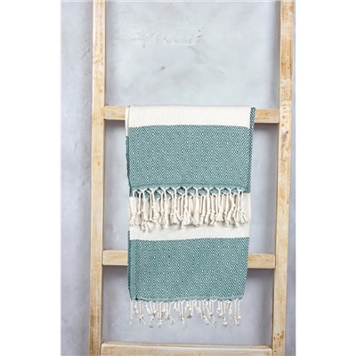 Cozy Nest %100 Pamuk Elmas Desenli Peştamal Banyo ve Plaj Havlusu 90x180 cm