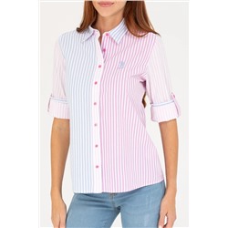 Kadın Pembe Uzun Kollu Gömlek