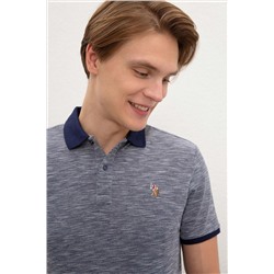 Erkek Lacivert Polo Yaka Tişört