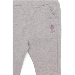 Çocuk Bej Melanj Eşofman Altı