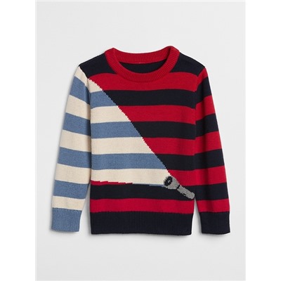 Graphic Crewneck Sweater