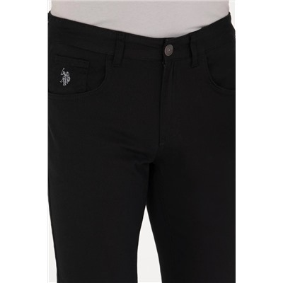 Erkek Siyah Kanvas Pantolon