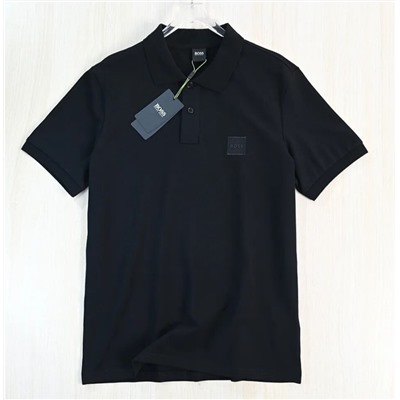 Хлопковая футболка-поло  (4 цвета) БОС*С