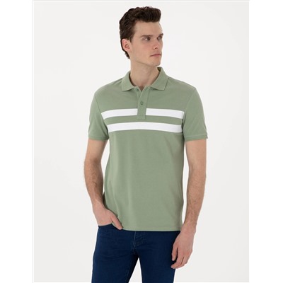 Yeşil Slim Fit Tişört