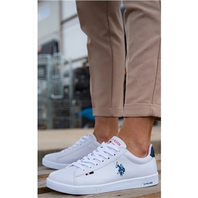 U.S. Polo Assn. Beyaz Erkek Sneaker Günlük Spor Ayakkabı Franco-Erkek-Beyaz-1FX-v12