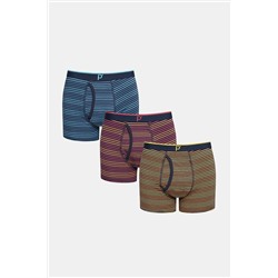 Penti Mixed Çok Renkli 3lü Boxer