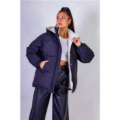 Куртка на меху с капюшоном Евро-зима  арт.506