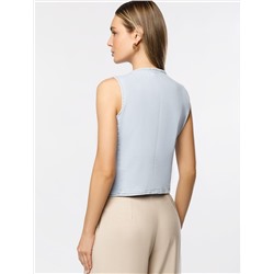 Жилет из эластичного денима