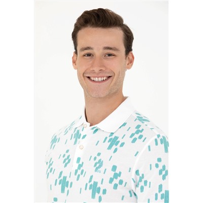 Erkek Mint Polo Yaka Tişört