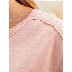 Футболка из фактурного полотна из 100% хлопка