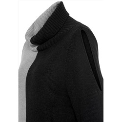 Women's color block sweater