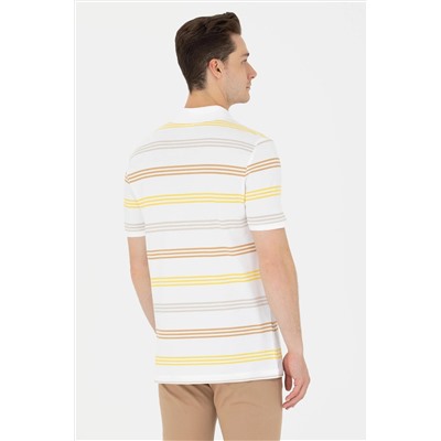 Erkek Beyaz Polo Yaka Tişört