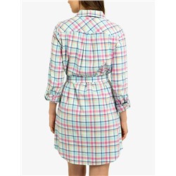 PLAID OXFORD DRESS