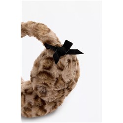 Orejeras animal print