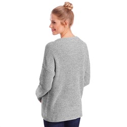 Damen Strickpullover mit Stehkragen