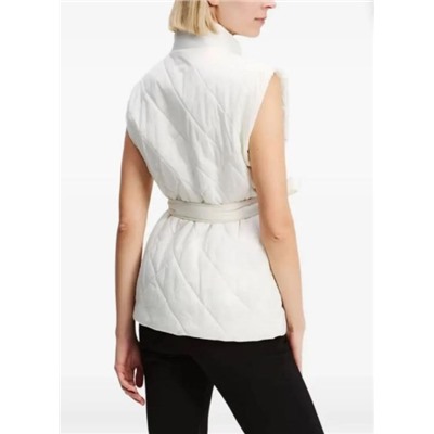 Женский стеганый жилет с ромбовидным узором и воротником-стойкой КАР*Л 😎