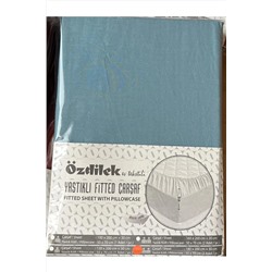 Özdilek Özdilek Fitted Lastikli Çarşaf Seti Yastıklı Çarşaf %100 Pamuk Ranforce 180x200 Maldiv Colourist