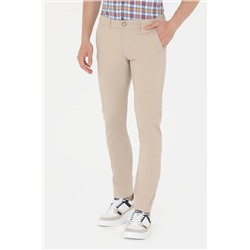 Erkek Taş Kanvas Pantolon