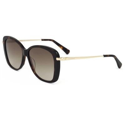 Longchamp  Fashion Women's Brown Butterfly Sunglasses