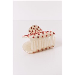 Pinza corazón strass