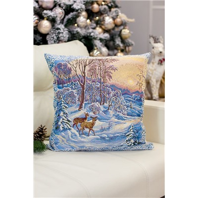 Наволочка 50х50 Олени