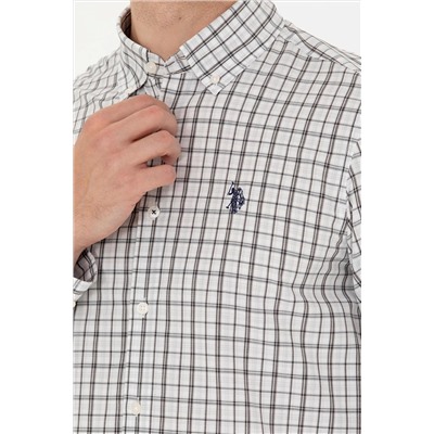 Erkek Ekoseli Lacivert Gömlek