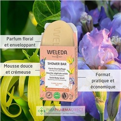 Weleda Shower Bar - Douche Végétale Solide - Ylang Ylang & Iris Bio 75g