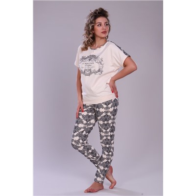 Пижама женская с брюками Э-2