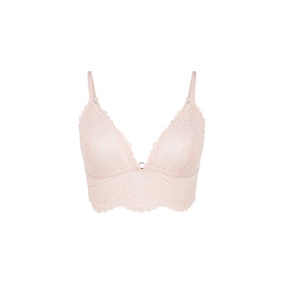 Bralette encaje espalda especial rosa