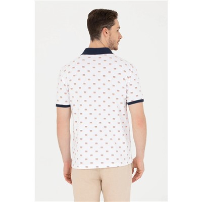 Erkek Beyaz Polo Yaka Tişört