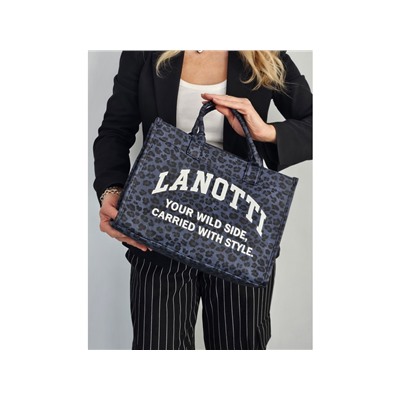 Сумка Lanotti WILD SIDE 2504-2/черный зебра