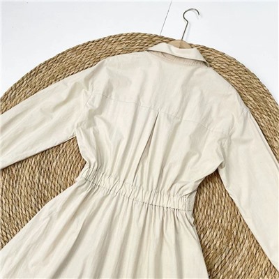 Женское платье MSC*H Copenhage*n на запа́х из смесового тенселя и хлопка, экспорт