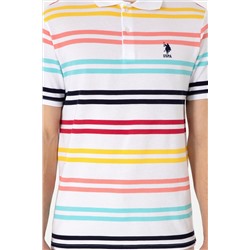 Erkek Regular Fit Polo Yaka Beyaz Tişört