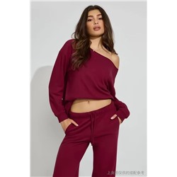 Женский свитшот / толстовка  с открытыми плечами 6 цветов ГАРА*Ж