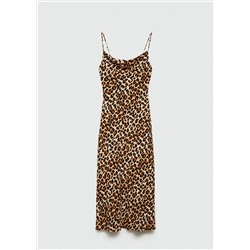 Vestido largo leopardo