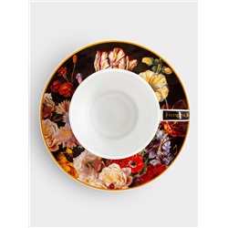 Чашка с блюдцем, 250 мл, Натюрморт с тюльпаном, Х. Рейкерс