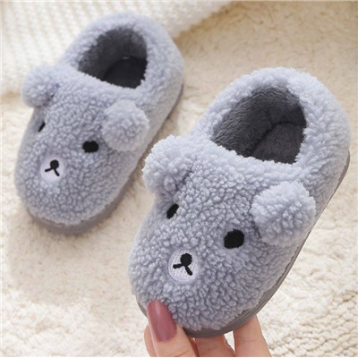 Детские теплые тапочки