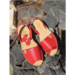 Ab.Zapatos 320 · Rojo+Pendientes flores PA3768 Rojo