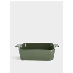 Форма для запекания, 24 см,  фарфор P, квадратная, серо-зеленая, Indulgence