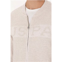 Erkek Taş Melanj Triko Hırka