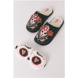 Zapatillas casa print 3D catrina