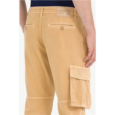 Erkek Camel Kanvas Pantolon