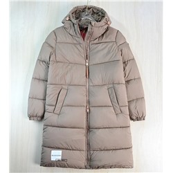 Женское  повседневное хлопковое пальто/куртка средней длины с капюшоном