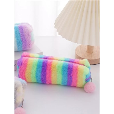 Пенал радуга плюшевый 60980