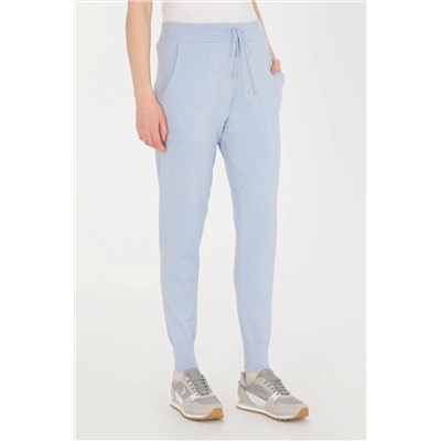 Kadın Mavi Triko Pantolon