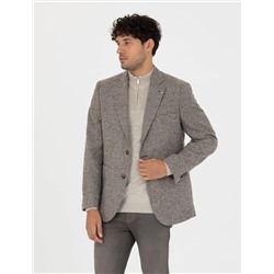 Kahverengi Slim Fit Ceket