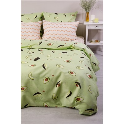 КПБ Авокадо бязь сем.