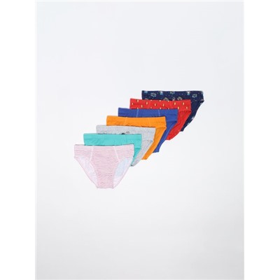7-PACK OF PRINTED BRIEFS